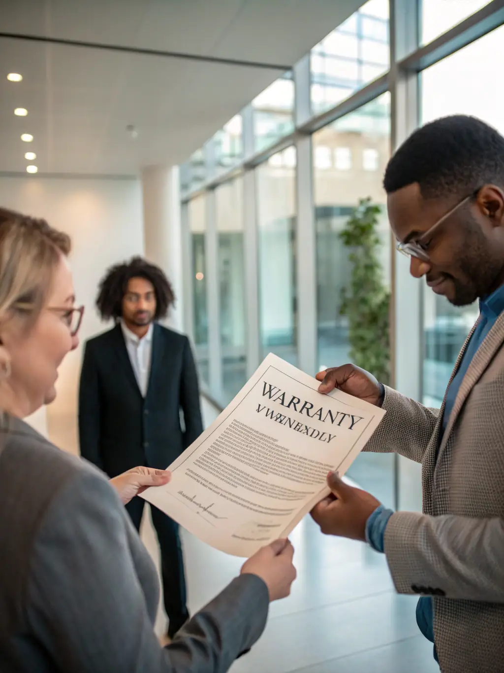 An image displaying the warranty certificate for the paint protection service, emphasizing the coverage and duration of the warranty.